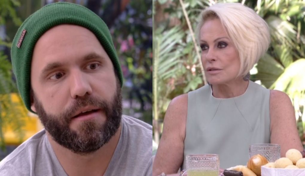 Caruso e Ana Maria Braga no Mais Voce