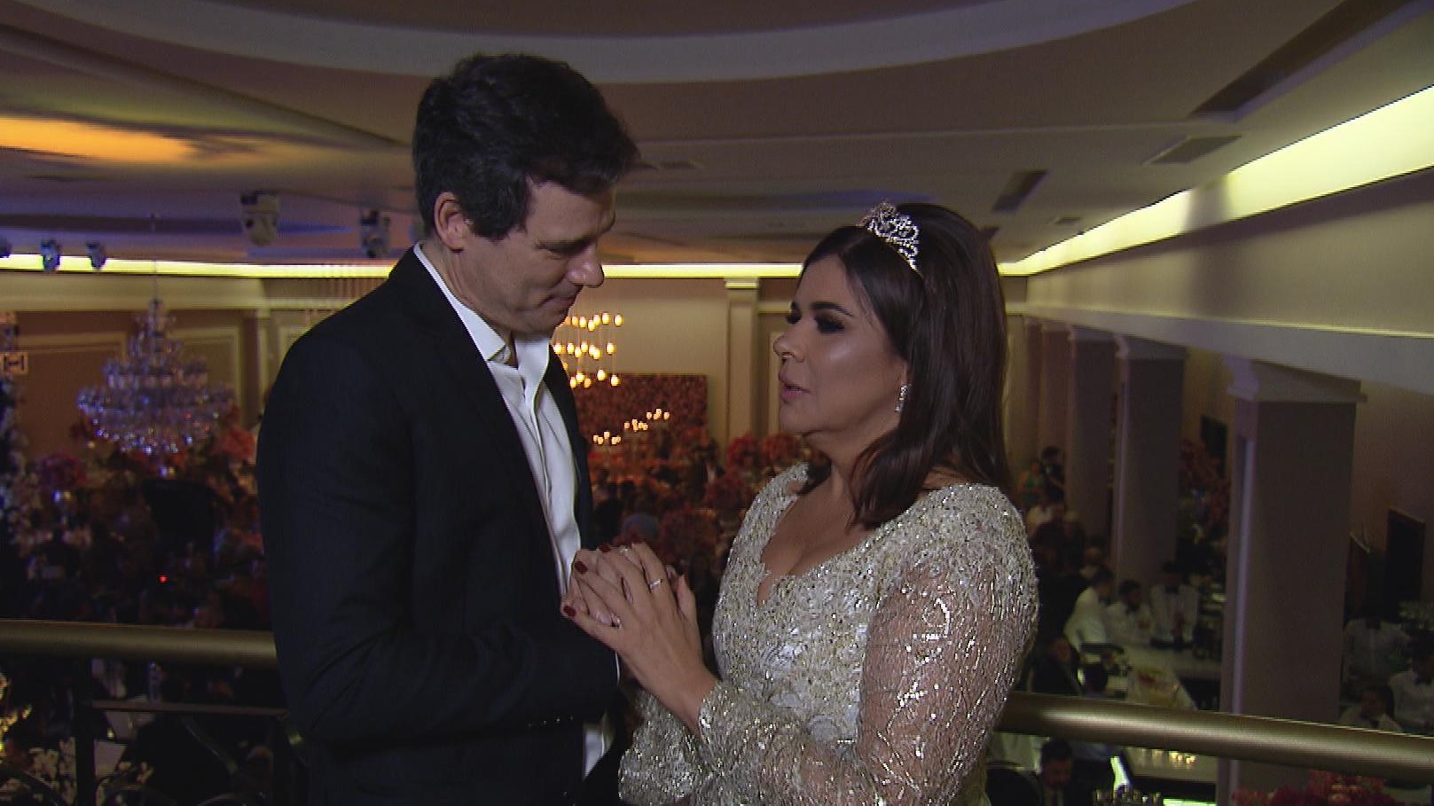 Celso Portiolli e Mara Maravilha no Domingo Legal