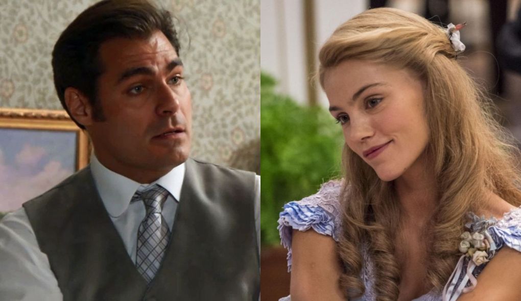 Darcy (Thiago Lacerda) e Jane (Pamela Tome) de Orgulho e Paixao