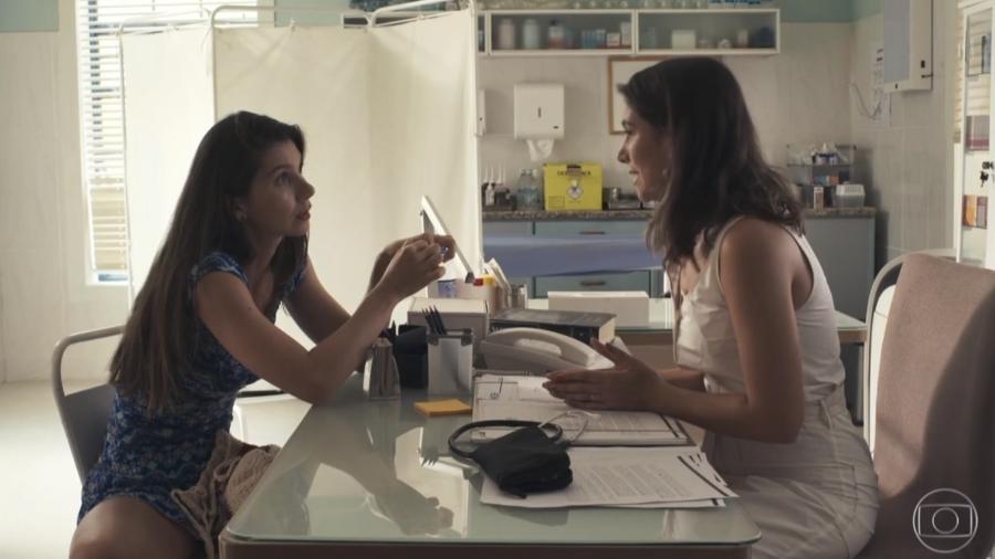 Desiree (Priscila Assum) e Tonia (Patricia Elizardo) de O Outro Lado do Paraiso