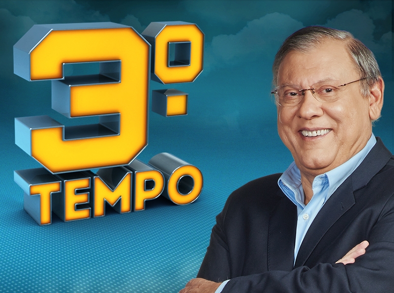 Milton Neves apresenta o Terceiro Tempo, na Band (Reprodução: Band)
