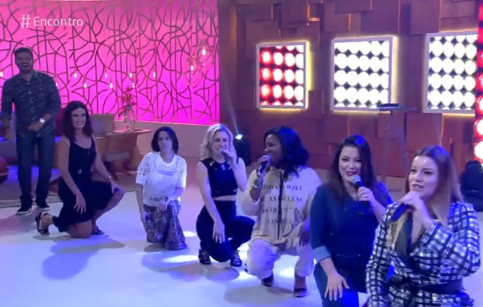 Fatima Bernardes e Rouge no Encontro