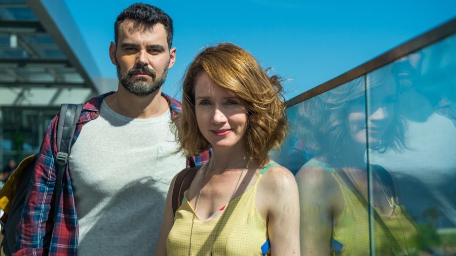 Gabriela ( Camila Morgado ) e Rafael ( Carmo Dalla Vecchia ) em Malhação: Vidas Brasileiras
