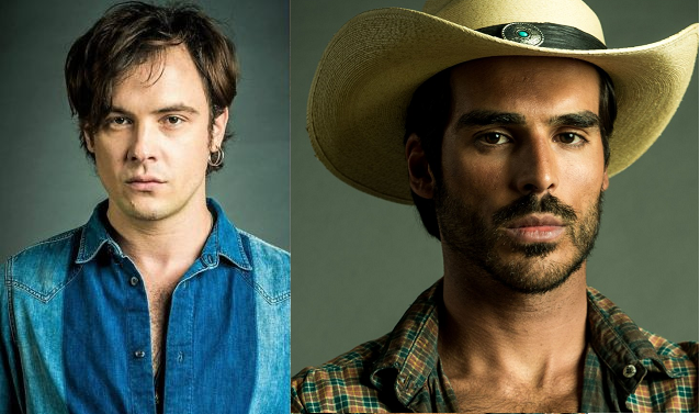 Gael (Sergio Guizé) e Xodó (Anderson Tomazini) em O Outro Lado do Paraíso (Divulgação)