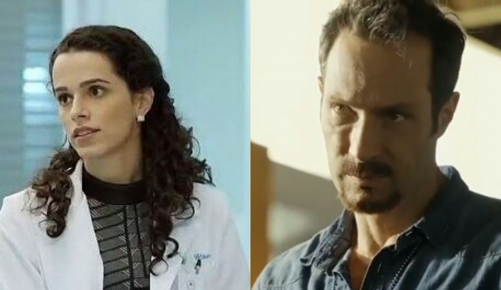 Glaucia (Aimee Espinosa) e Cesar (Fernando Pavao) de Apocalipse