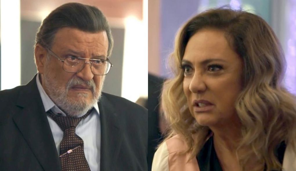 Gustavo (Luis Melo) e Nadia (Eliane Giardini) de O Outro Lado do Paraiso