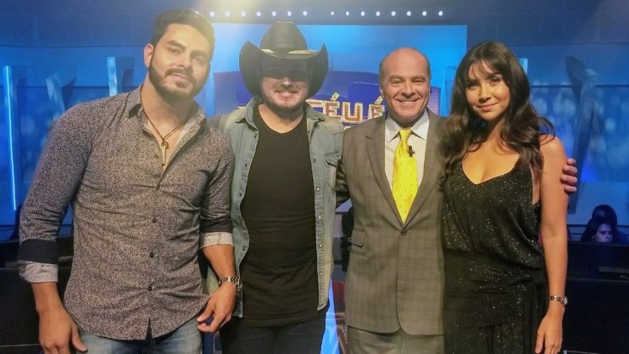 Israel, Rodolfo, Macelo de Carvalho e Catarina Von Seehausen no O Céu É o Limite