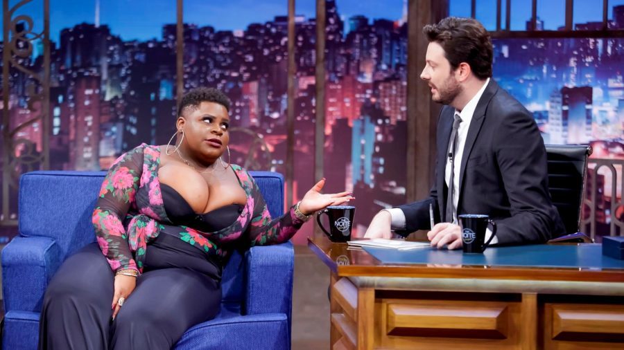 Jojo Todynho e Danilo Gentili no The Noite