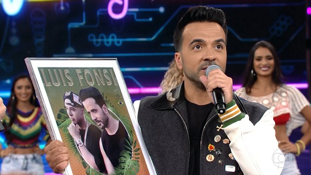 Luis Fonsi no Domingão do Faustão, da Globo