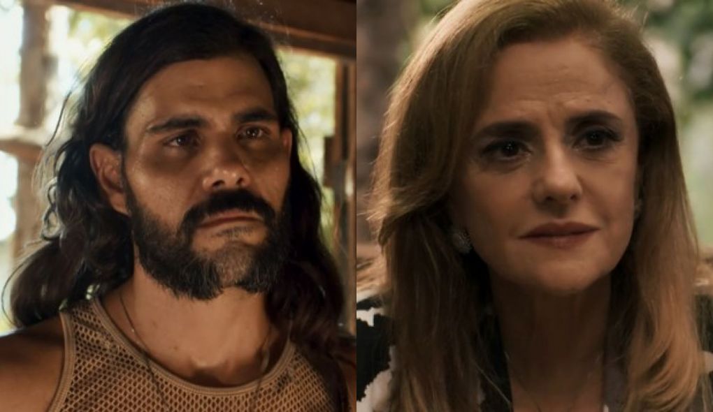 Mariano (Juliano Cazarre) e Sophia (Marieta Severo) de O Outro Lado do Paraiso