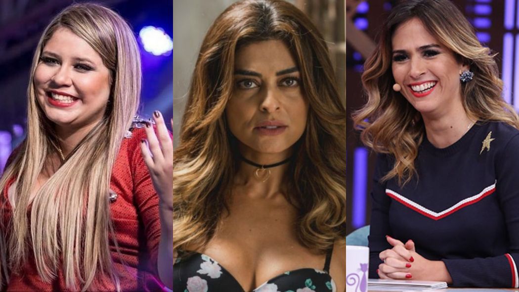 Marilia Mendonca, Juliana Paes e Tata Werneck