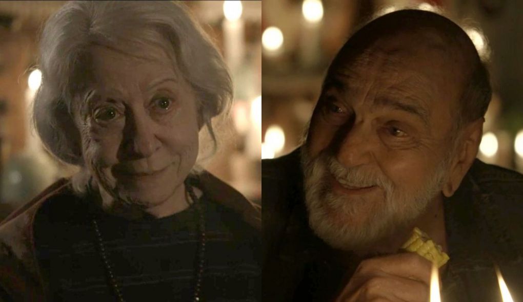 Mercedes (Fernanda Montenegro) e Josafa (Lima Duarte) de O Outro Lado do Paraiso