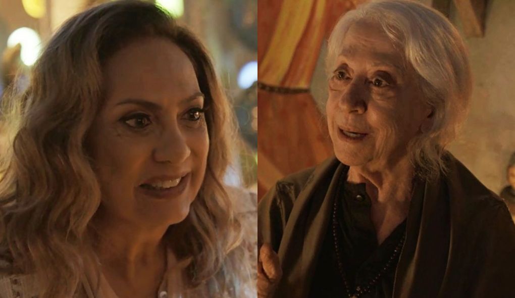 Nadia (Eliane Giardini) e Mercedes (Fernanda Montenegro) de O Outro Lado do Paraíso