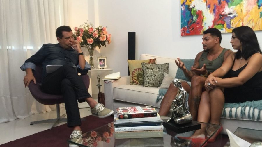 Geraldo Luis entrevista Naldo e Ellen Cardoso no Domingo Show
