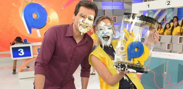 Celso Portiolli e Eliana no Passa ou Repassa