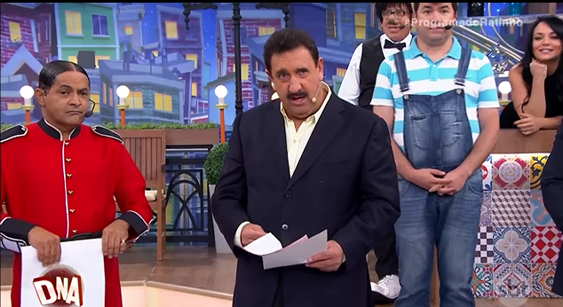 Ratinho em seu programa no SBT