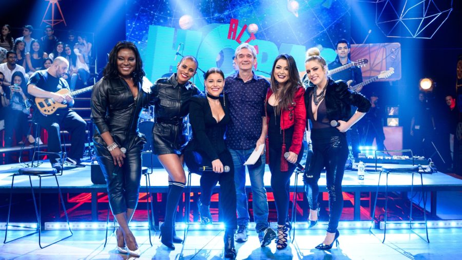 Rouge e Serginho Groisman no Altas Horas (Divulgação/ TV Globo)