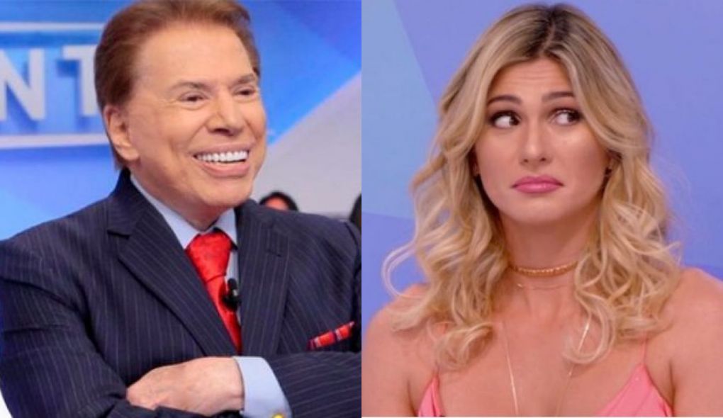 Silvio Santos e Livia Andrade