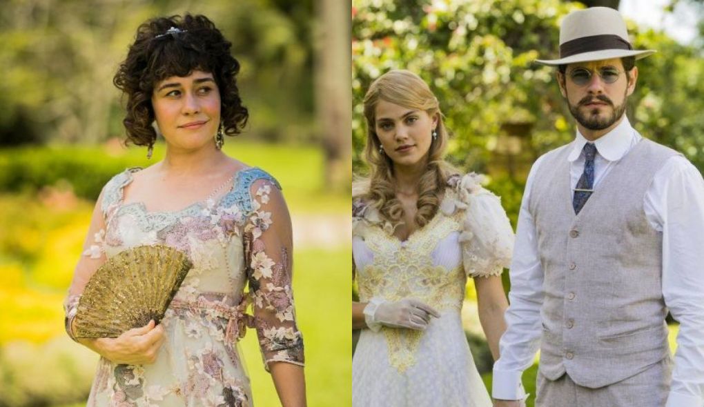Susana (Alessandra Negrini), Jane (Pamela Tome) e Camilo (Mauricio Destri) de Orgulho e Paixao