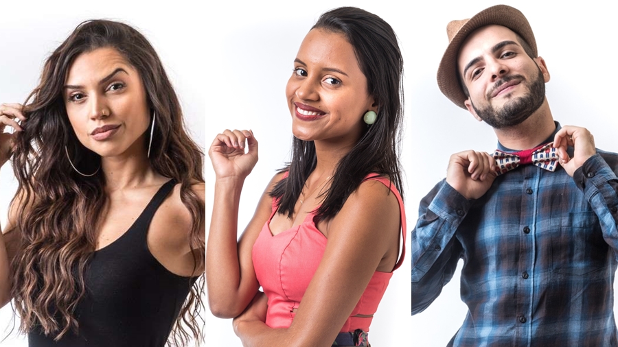 Paula, Gleici e Mahmoud formam mais um paredão no BBB18 (Divulgação)
