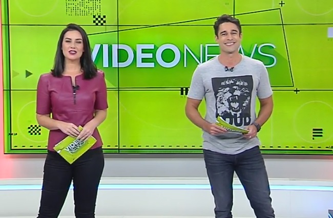 Larissa Erthal e Rafael Baronesi apresentam Vídeo News