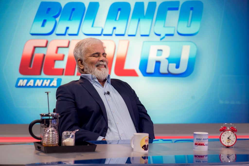 Wagner Montes apresenta o Balanço Geral Manhã no Rio (Paulo Mauzer/RecordTV)