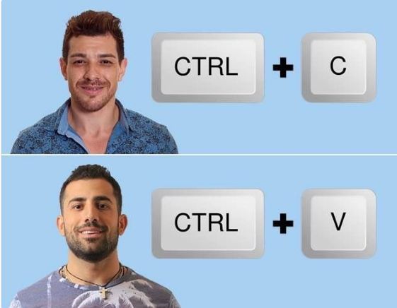 Internautas fazem montagem com Cézar Lima e Kaysar do BBB18 (Reprodução: Twitter)