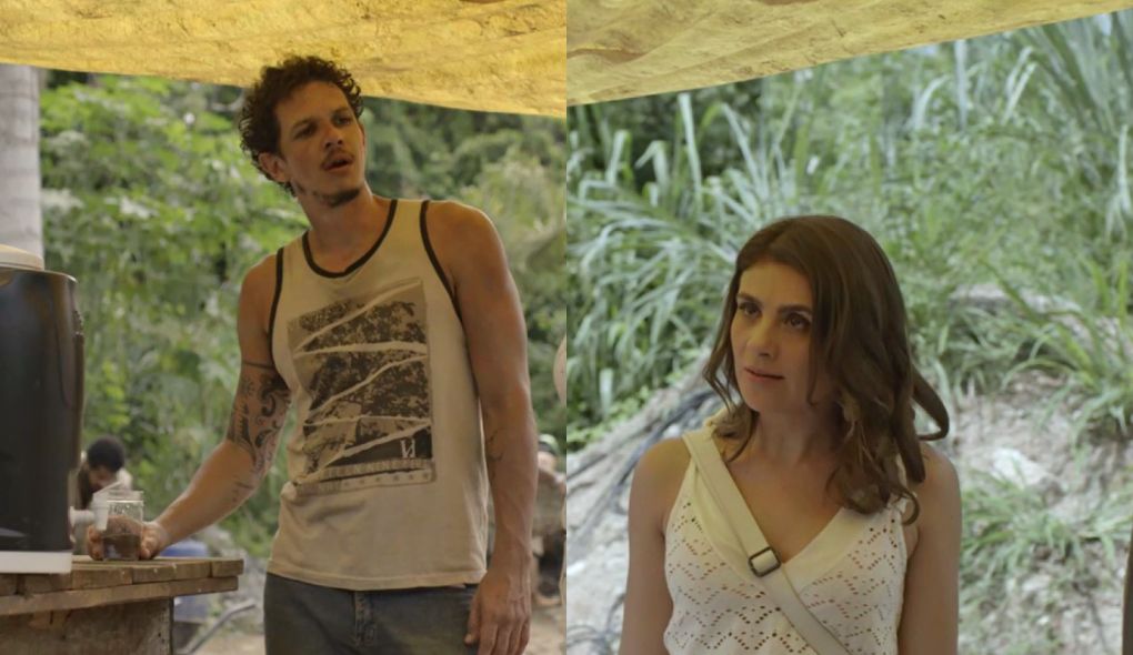 Ze Victor (Rafael Losso) e Tonia (Patricia Elizardo) de O Outro Lado do Paraiso