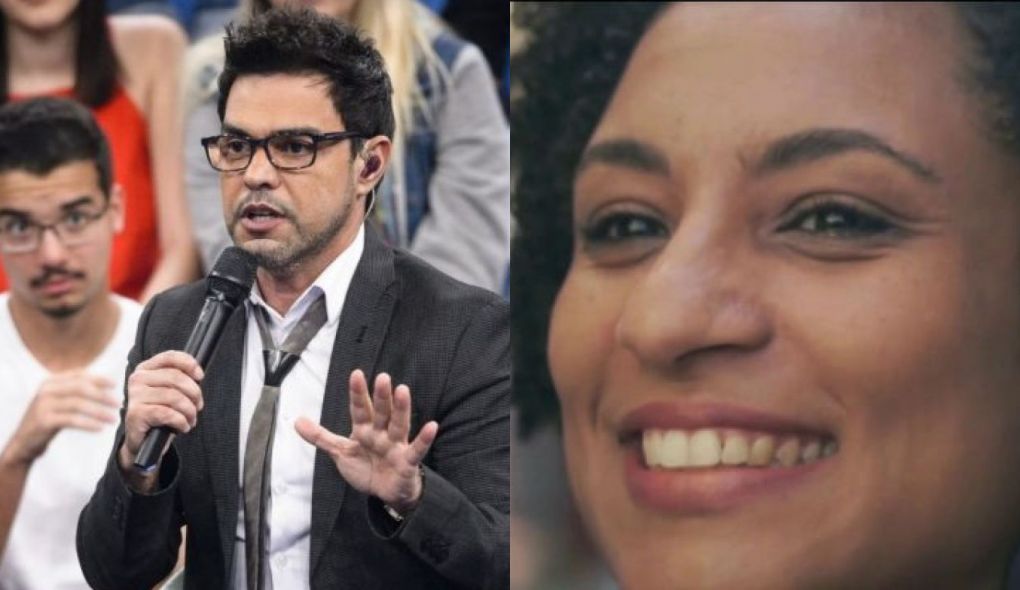 Zeze Di Camargo e Marielle Franco