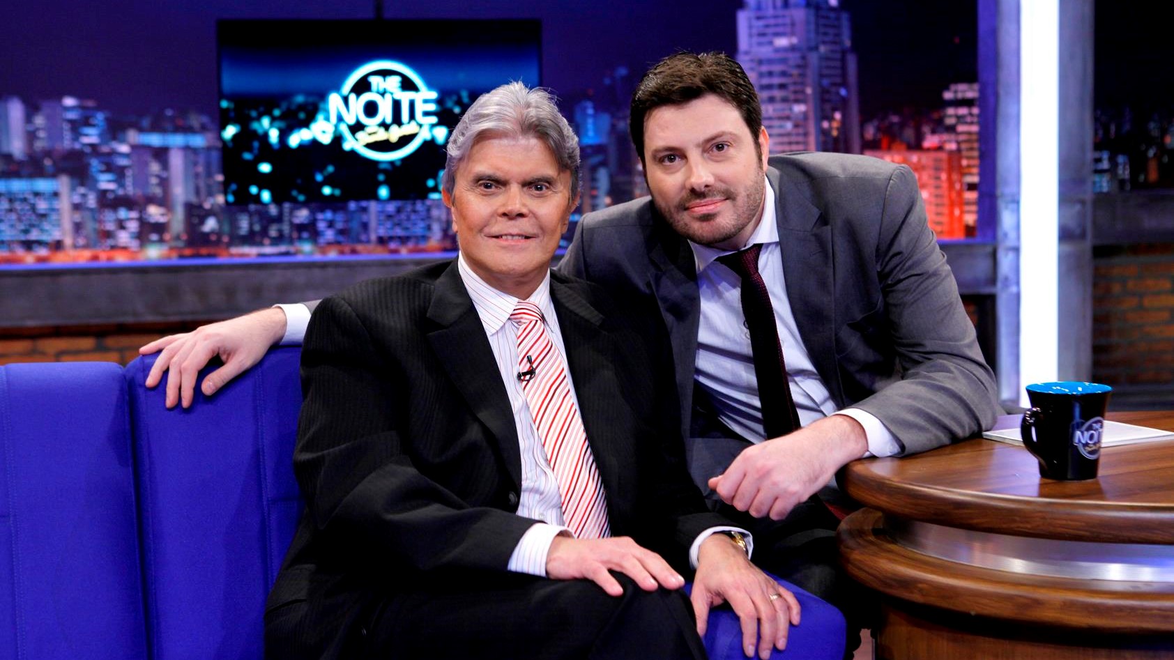 Paulo Barbossa e Danilo Gentili 