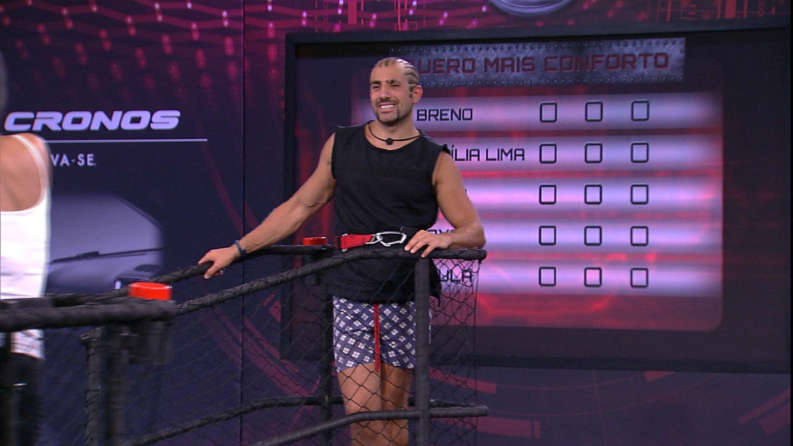 Kaysar fala de sua família para Gleici no BBB18 (Reprodução: TV Globo)