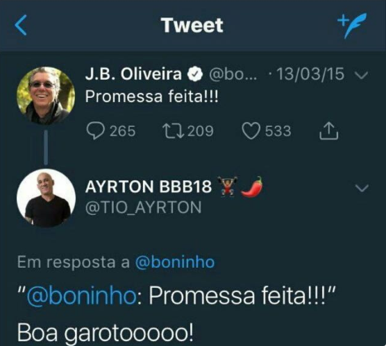 (Reprodução: Twitter)