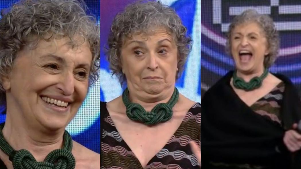 Ana Lúcia Torre no Domingao