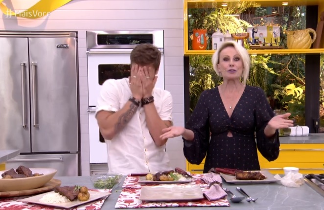 Ana Maria Braga e Breno no Mais Voce