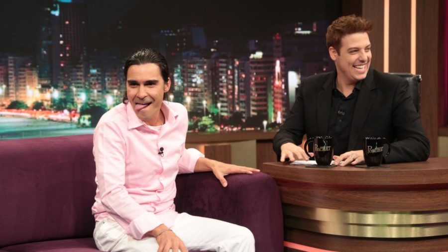 André Gonçalves e Fàbio Porchat no Programa do Porchat