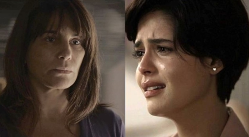 Beth (Gloria Pires) e Adriana (Julia Dalavia) de O Outro Lado do Paraiso