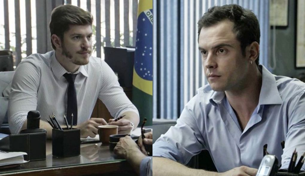 Bruno (Caio Paduan) e Gael (Sergio Guize) de O Outro Lado do Paraiso