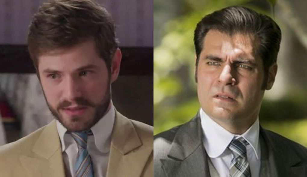 Camilo (Mauricio Destri) e Darcy (Thiago Lacerda) de Orgulho e Paixao