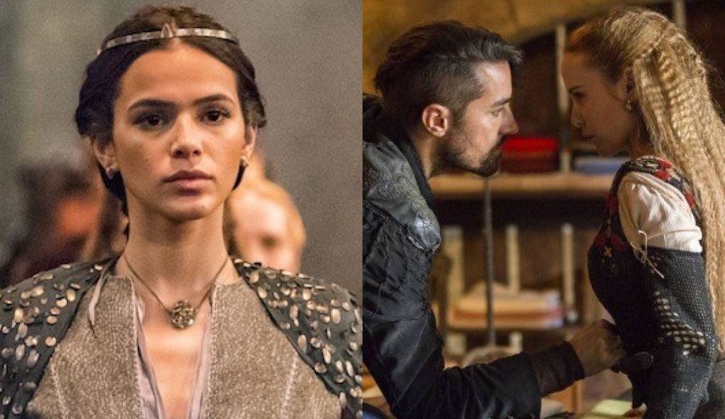 Catarina (Bruna Marquezine), Virgilio (Ricardo Pereira) e Diana (Fernanda Nobre) de Deus Salve o Rei