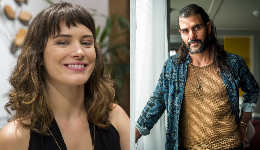 Clara (Bianca Bin) e Mariano (Juliano Cazarre) de O Outro Lado do Paraiso