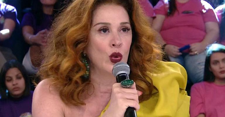 Claudia Raia no Domingao do Faustao