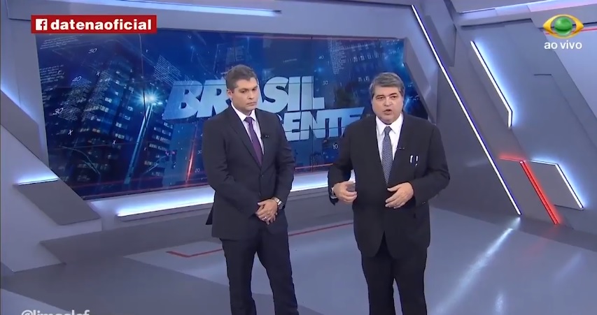 Datena e Joel Datena no Brasil Urgente desta sexta