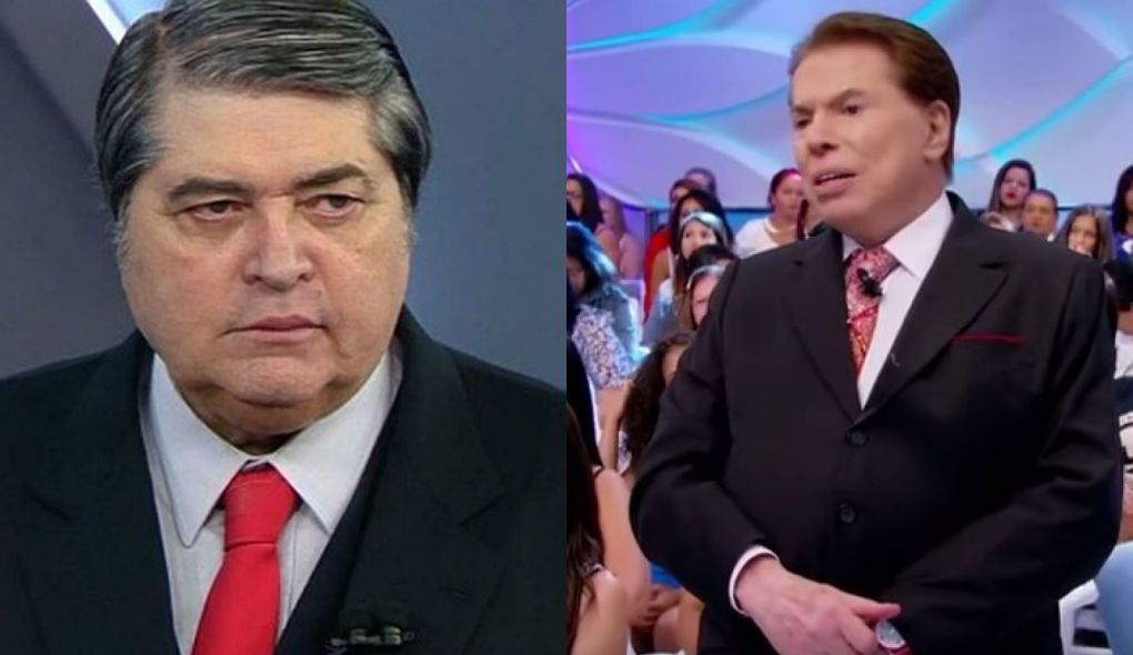 Datena e Silvio Santos