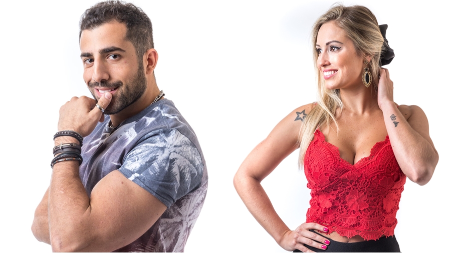 Kaysar e Jéssica se enfrentam no paredão do BBB18 (Divulgação)