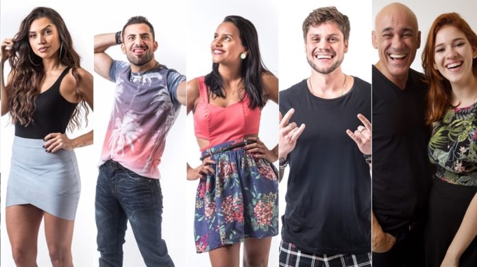 Paula, Kaysar, Gleici, Breno e família Lima estão próximos da grande Final do BBB18 (Divulgação)