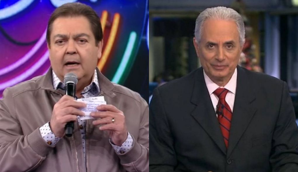 Faustao e William Waack