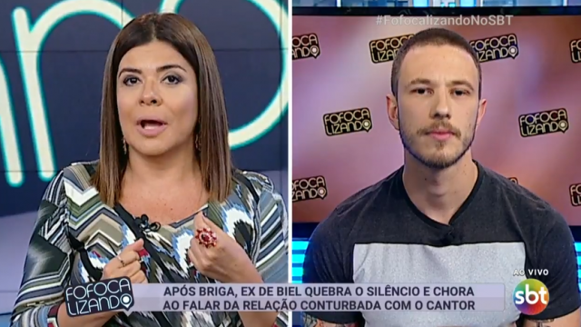 Gabriel Cartolano e Mara Maravilha no Fofocalizando desta terça