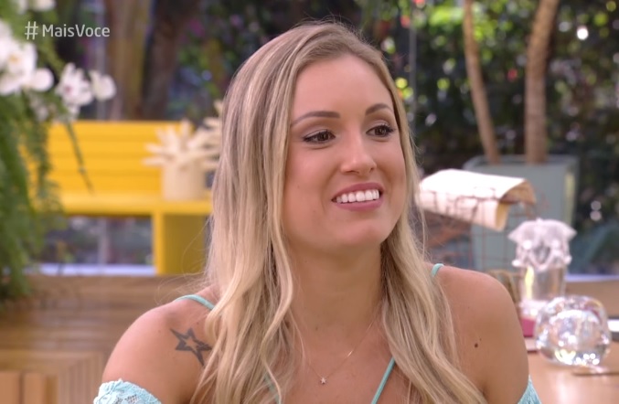 Jéssica esteve no Mais Voce