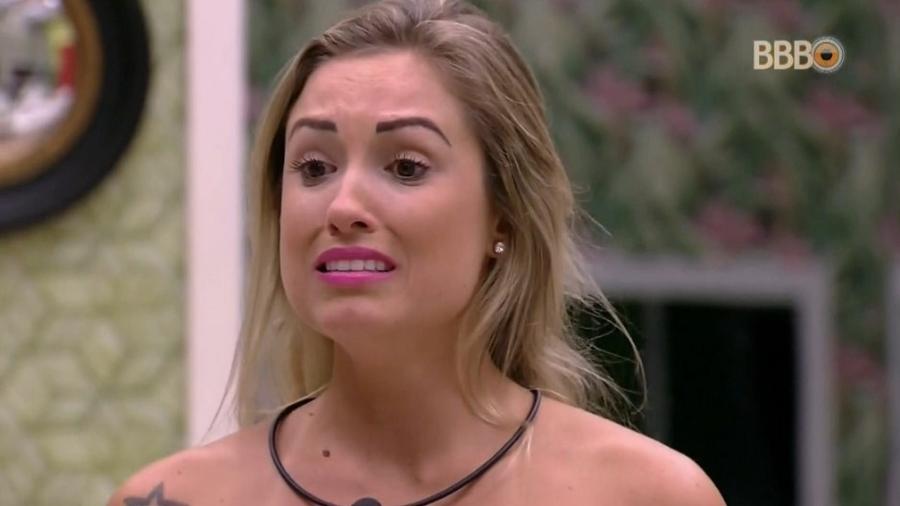 Jéssica fica inconsolável após formação de paredão no BBB18 (Divulgação)