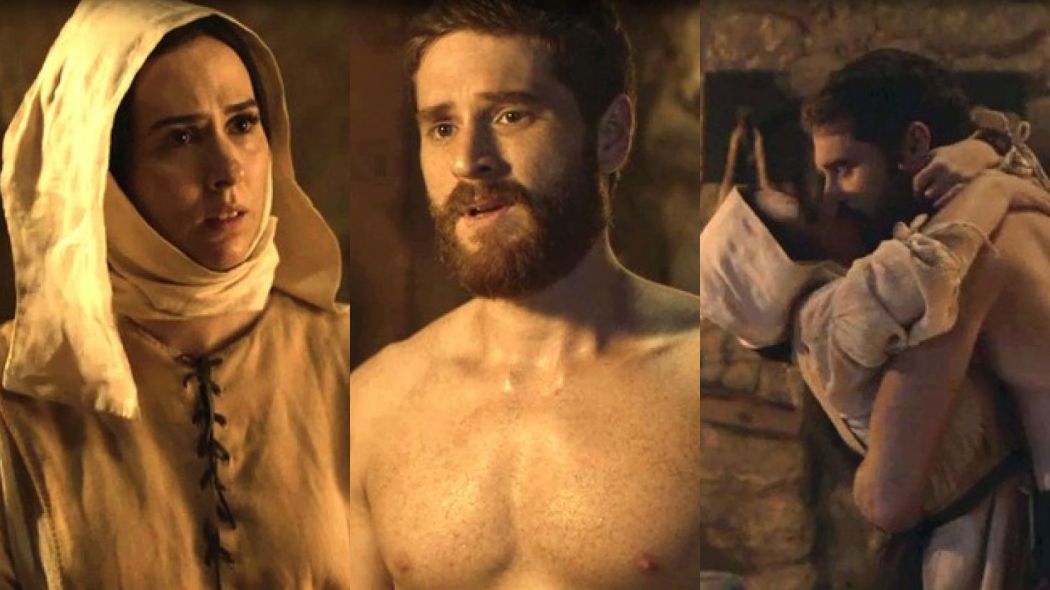 Lucrecia (Tata Werneck) e Selesio (Cirillo Luna) de Deus Salve o Rei